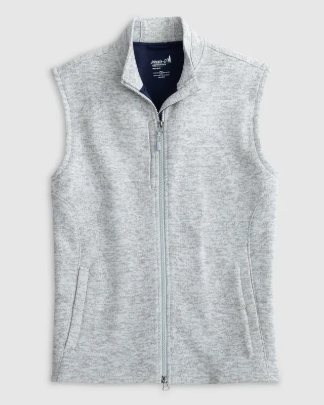 Big & Tall Denalis Double-Zip Fleece Vest sold by Johnnie-O