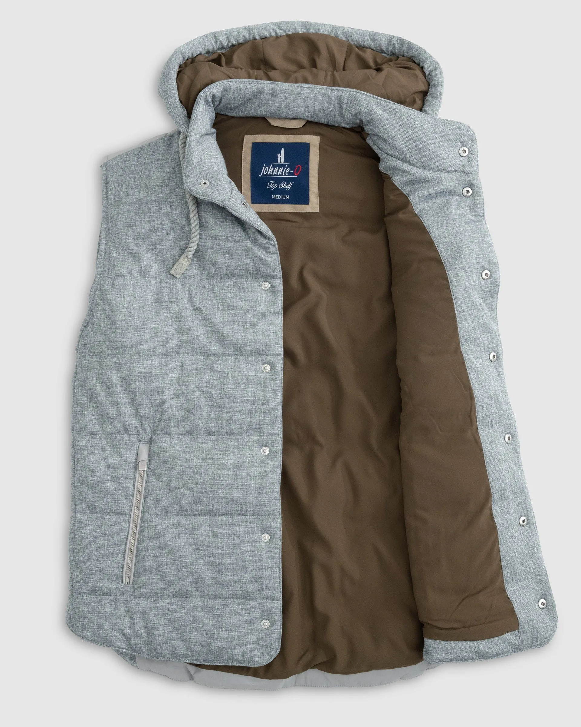 Fairbanks Quilted Hooded Puffer Vest sold by Johnnie-O product image thumbnail 3