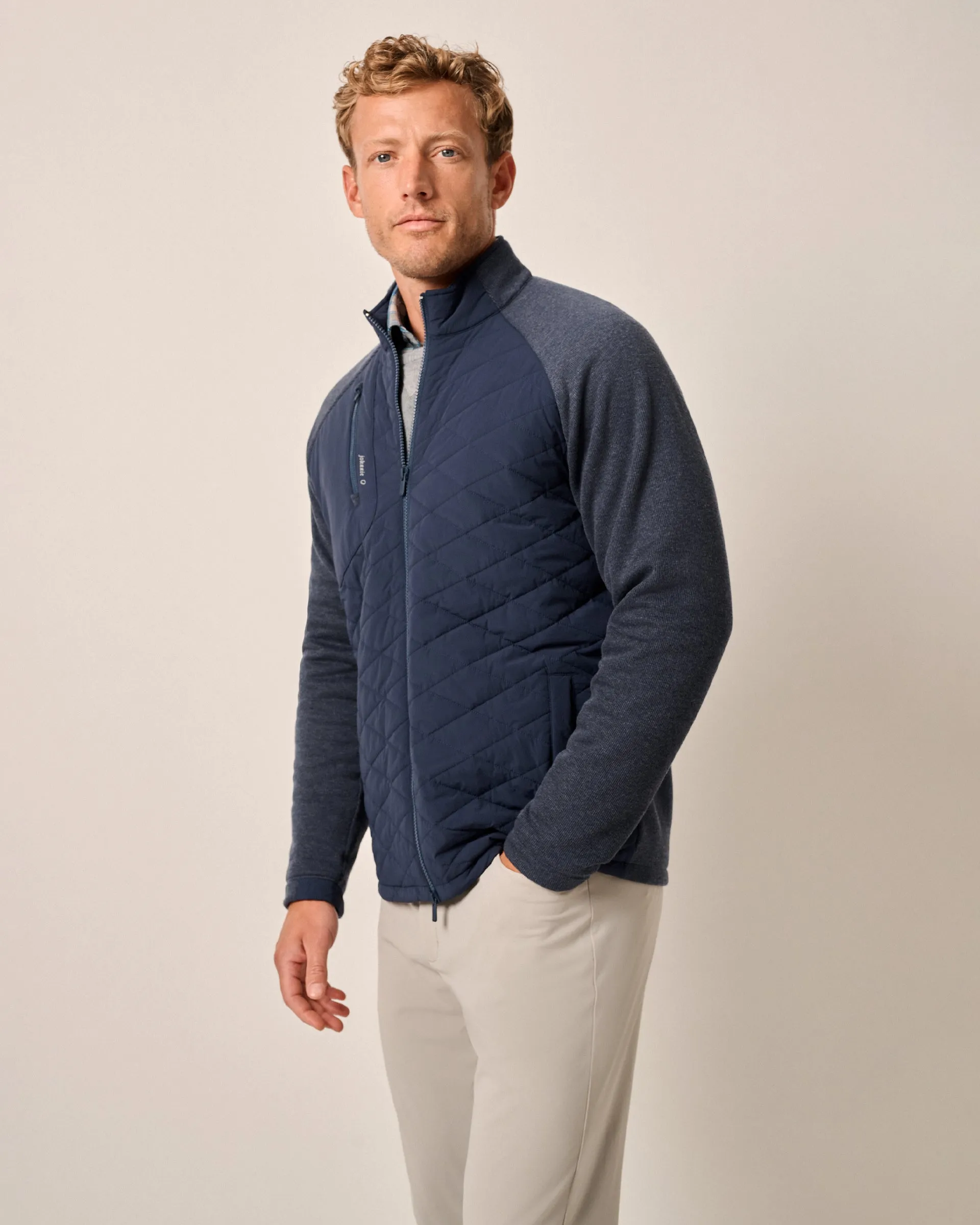 Weller Lightweight Performance Fleece Jacket sold by Johnnie-O product image thumbnail 4
