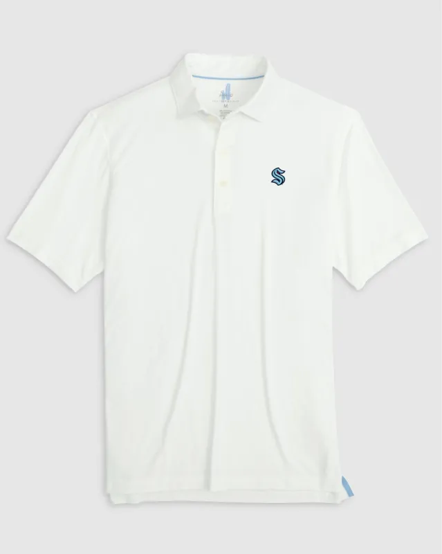 Seattle Kraken Huronn Featherweight Performance Polo sold by Johnnie-O