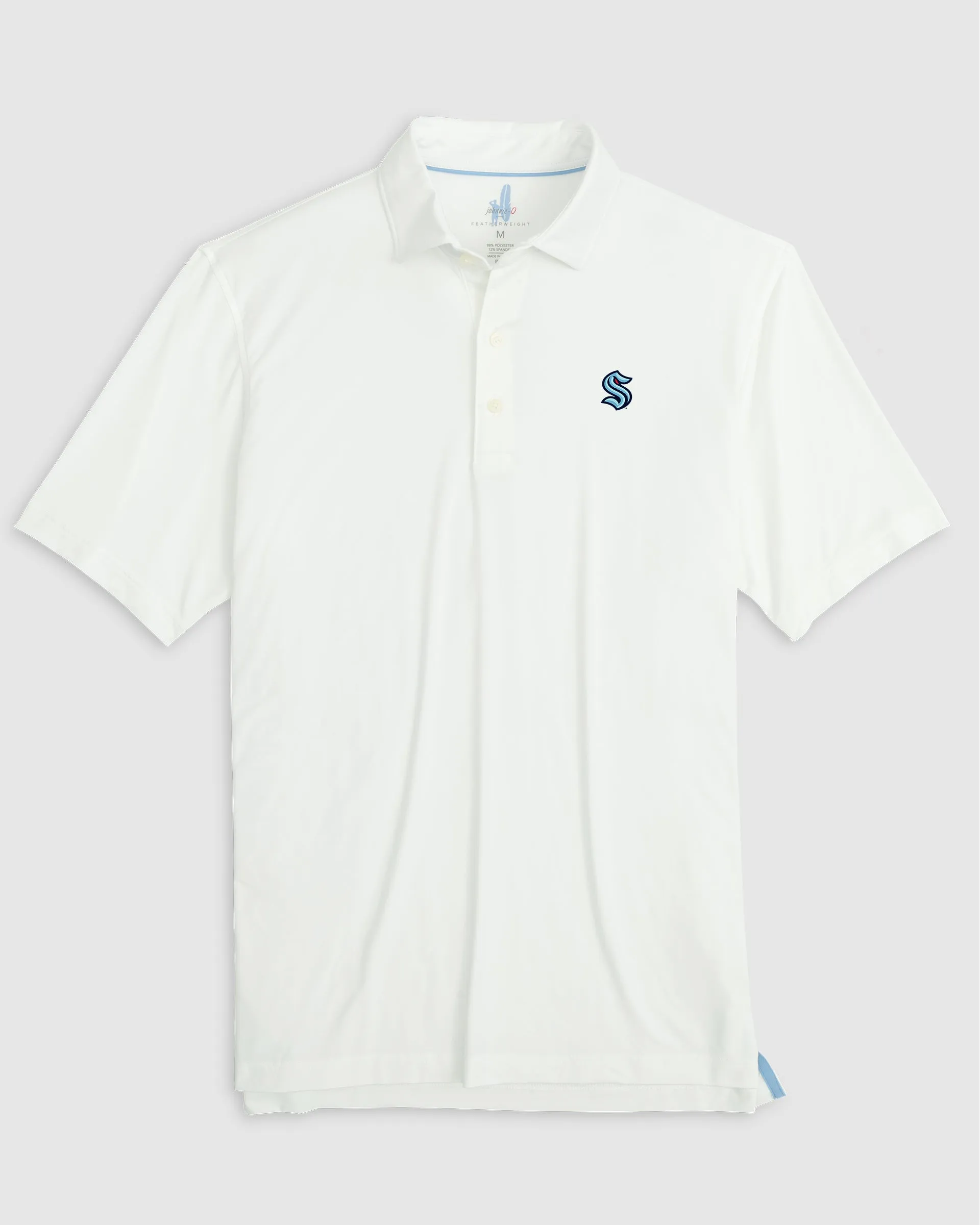 Seattle Kraken Huronn Featherweight Performance Polo sold by Johnnie-O