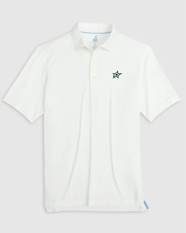 Dallas Stars Huronn Featherweight Performance Polo sold by Johnnie-O