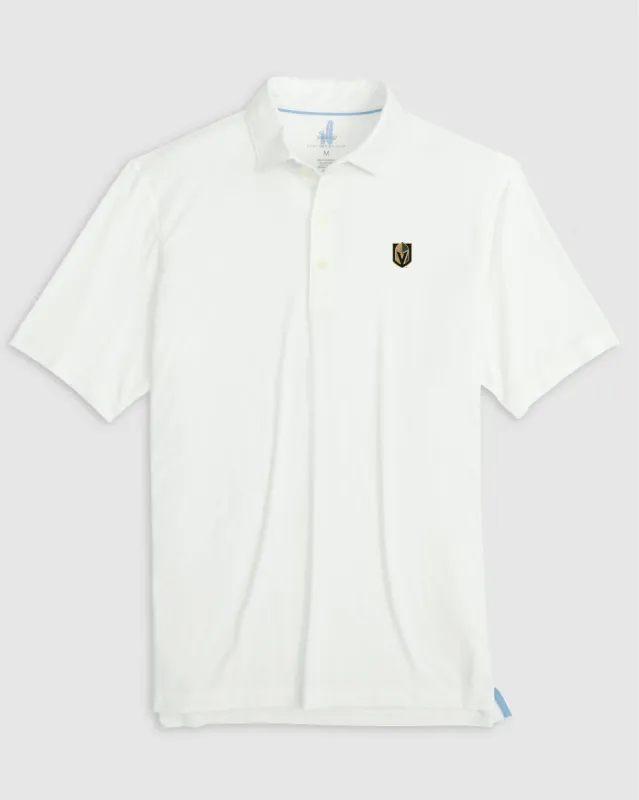 Vegas Golden Knights Huronn Featherweight Performance Polo sold by Johnnie-O