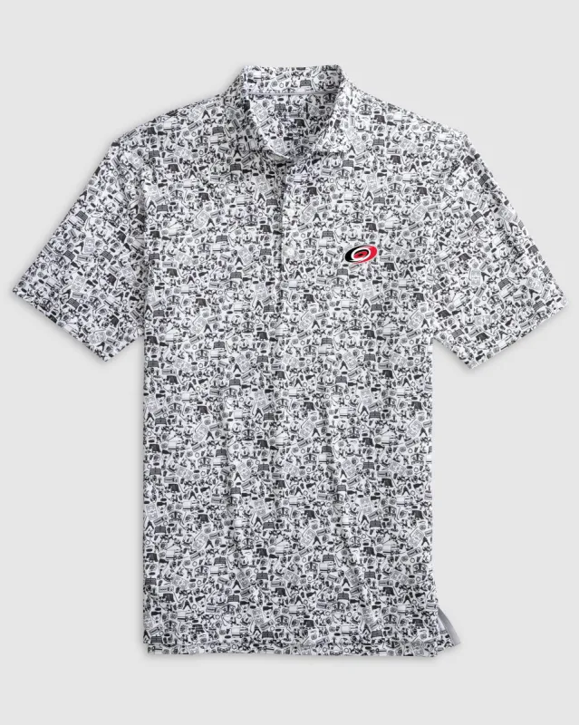 Carolina Hurricanes Slap Shot Performance Jersey Polo sold by Johnnie-O