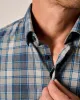 Tucked Cotton Blend Button Up Shirt - Benjamin sold by Johnnie-O