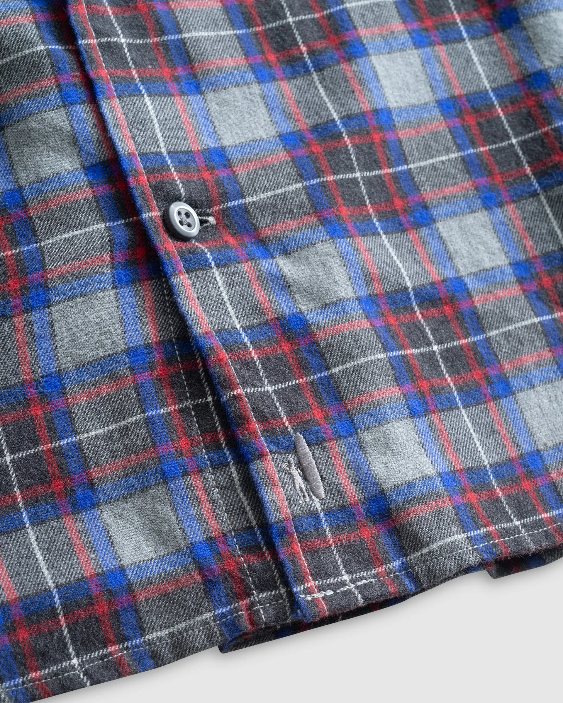 Tucked Cotton Blend Button Up Shirt - Gerrard sold by Johnnie-O product image thumbnail 3