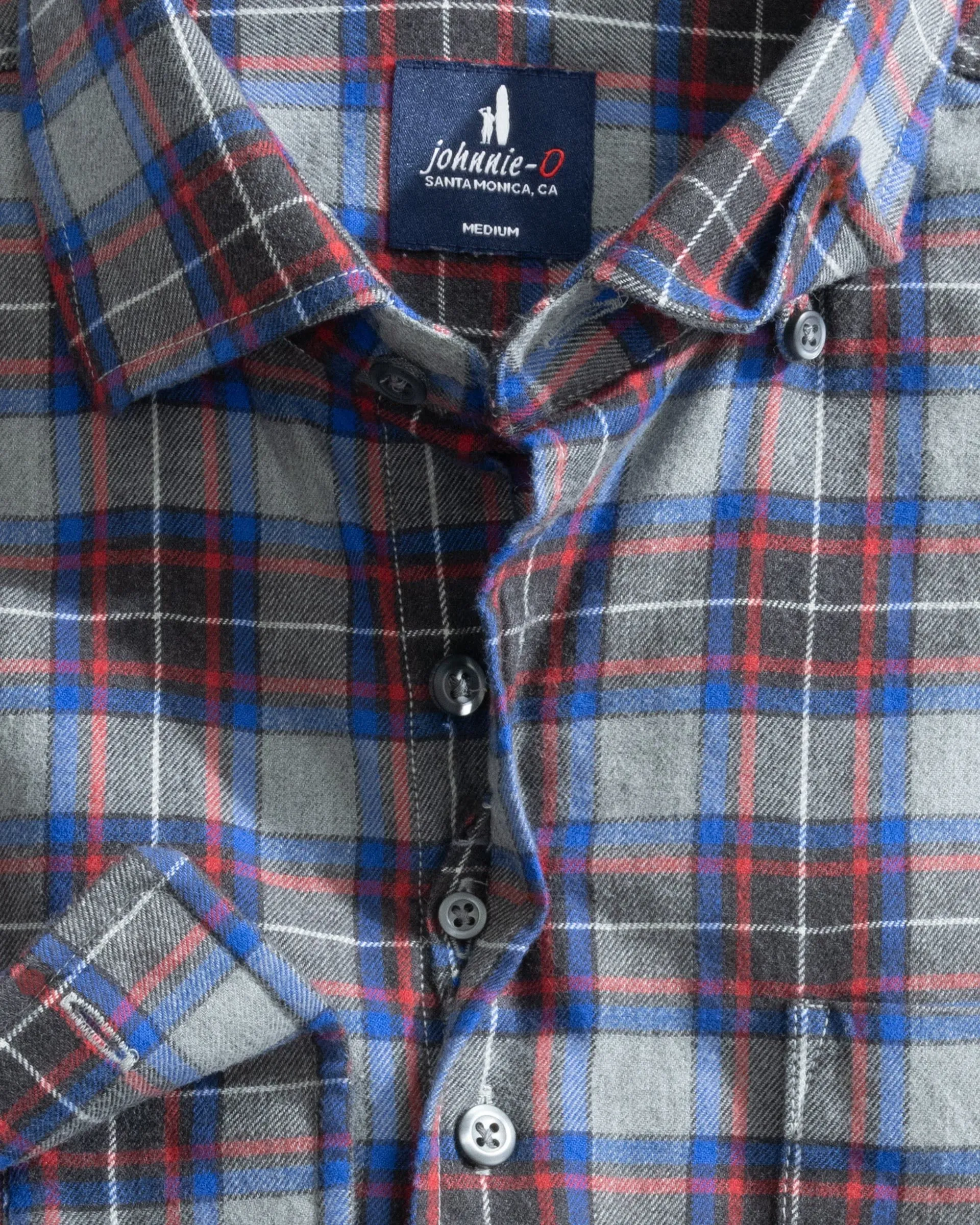 Tucked Cotton Blend Button Up Shirt - Gerrard sold by Johnnie-O product image thumbnail 2