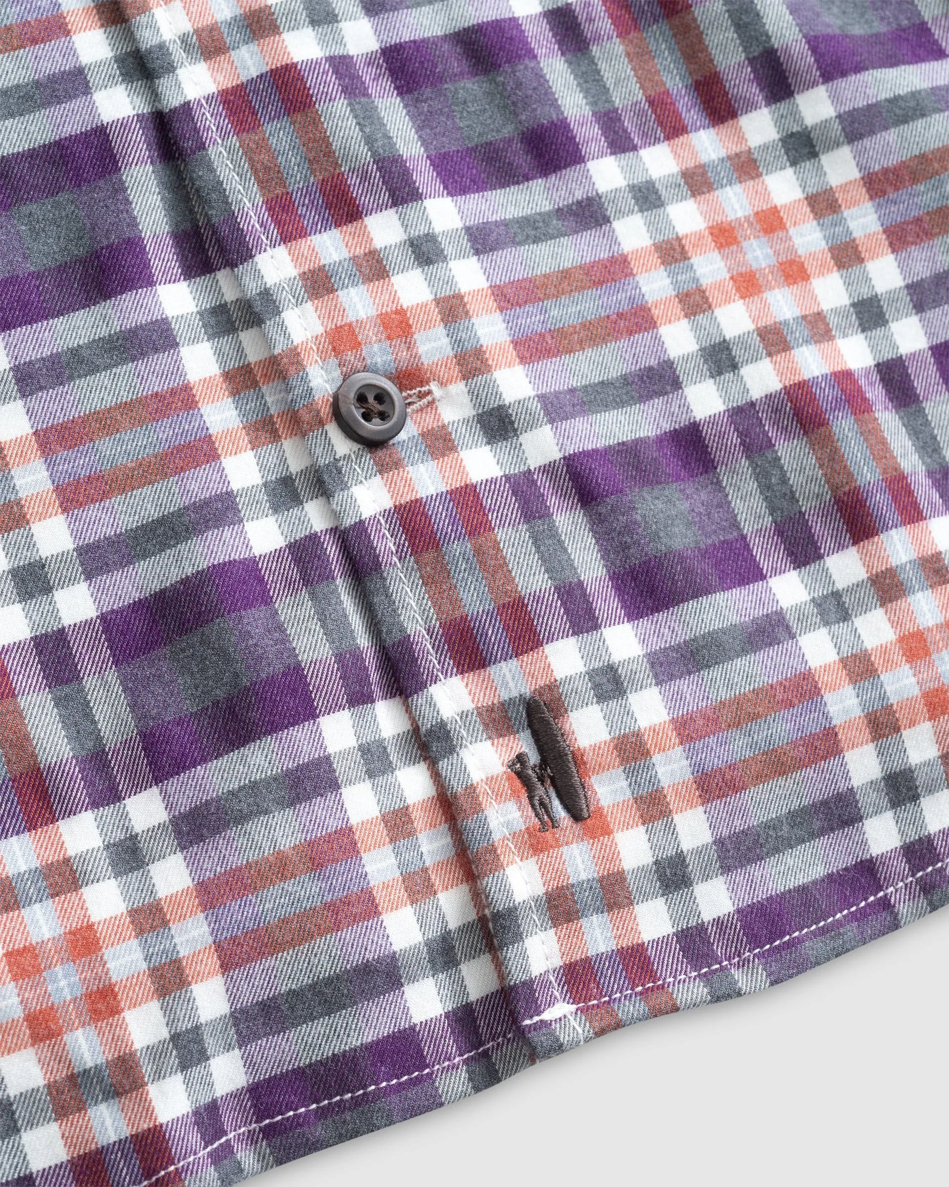 Tucked Cotton Blend Button Up Shirt - Millbank sold by Johnnie-O product image thumbnail 4