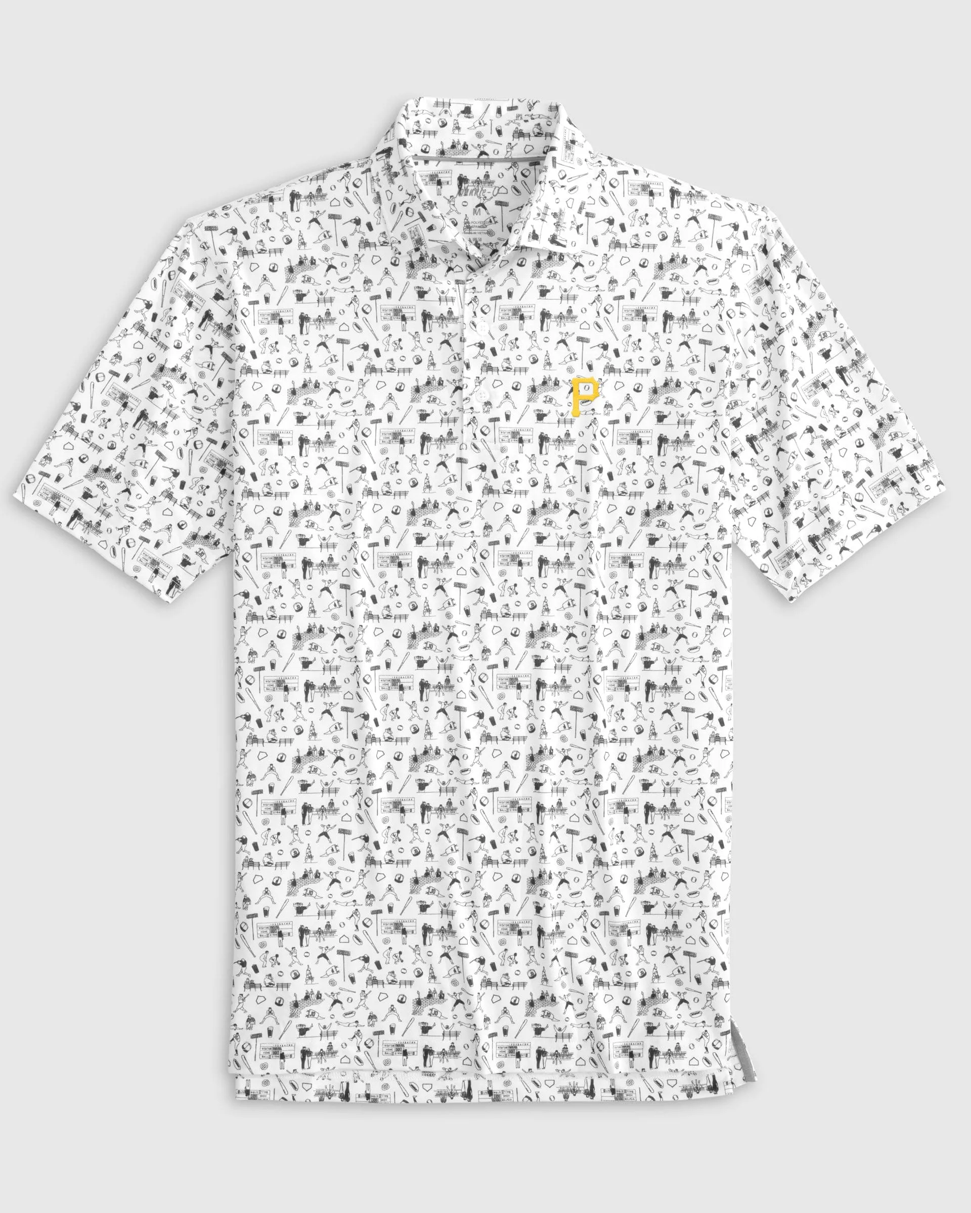 Pittsburgh Pirates Ballpark Jersey Performance Polo sold by Johnnie-O