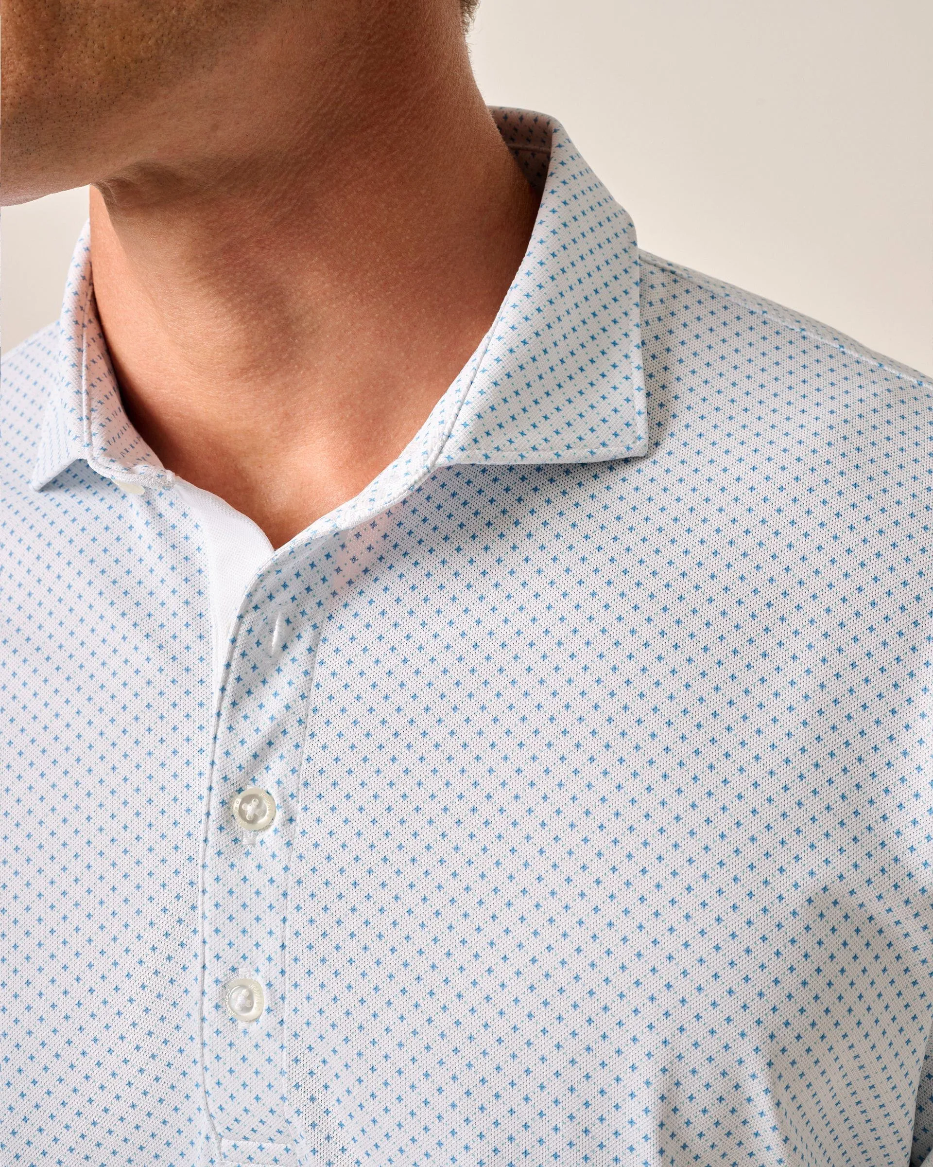 Performance Mesh Polo - Cason Print sold by Johnnie-O product image thumbnail 3