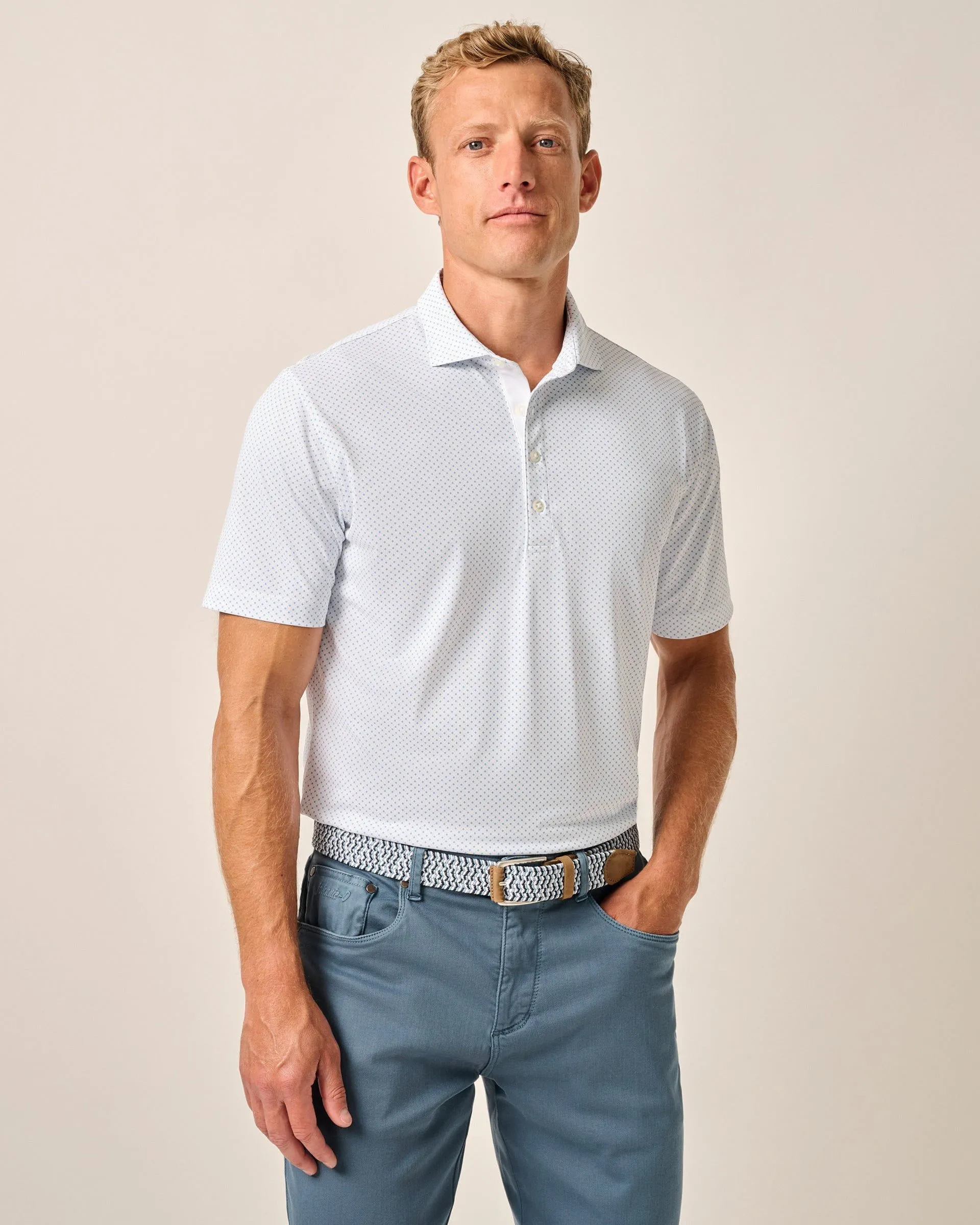Performance Mesh Polo - Cason Print sold by Johnnie-O product image thumbnail 5
