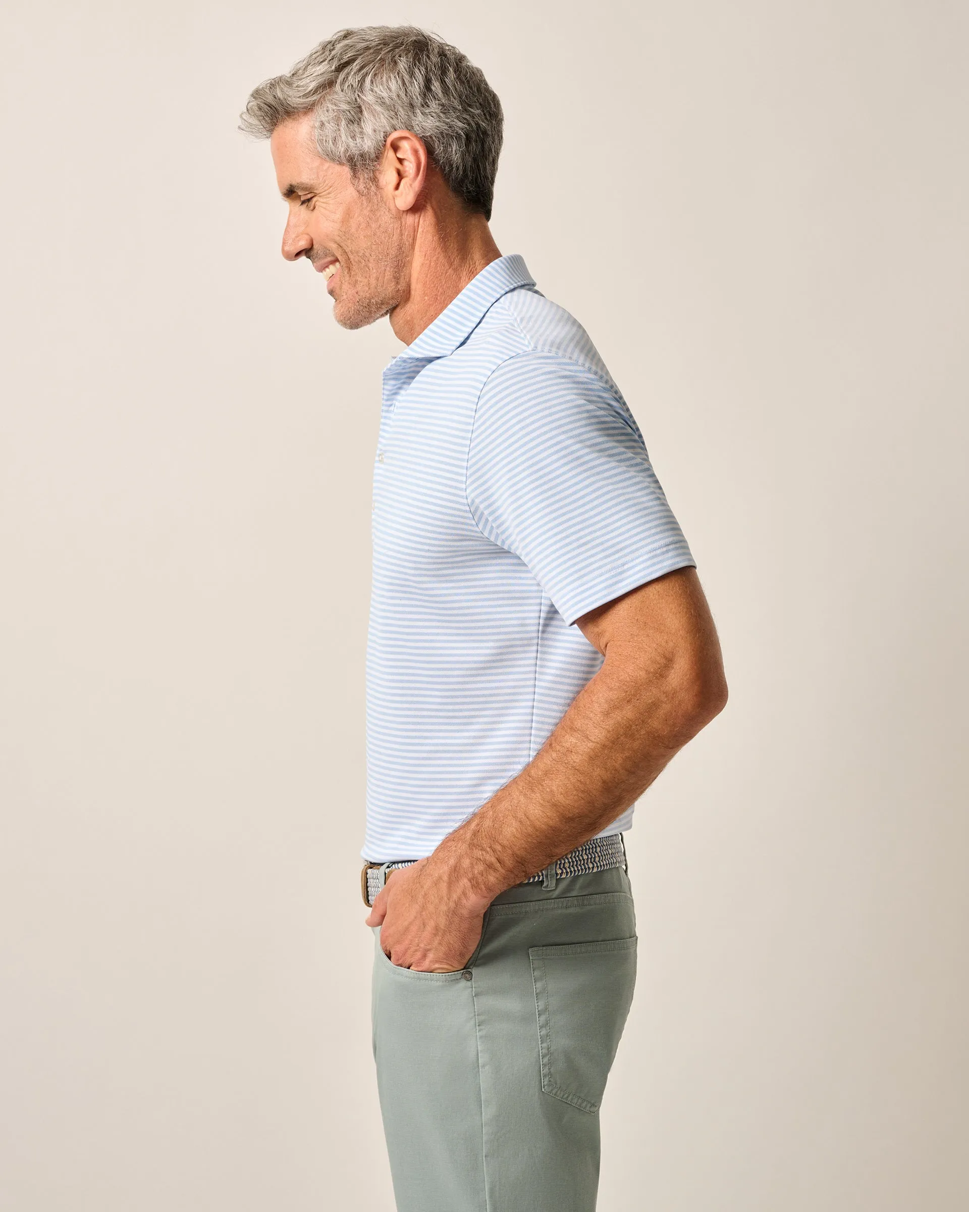 Performance Mesh Polo - Stetson Stripe sold by Johnnie-O product image thumbnail 4