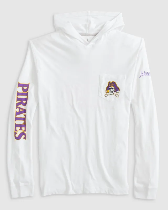 East Carolina Edison 2.0 T-Shirt Hoodie sold by Johnnie-O