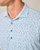 Performance Mesh Polo - Razz Print sold by Johnnie-O