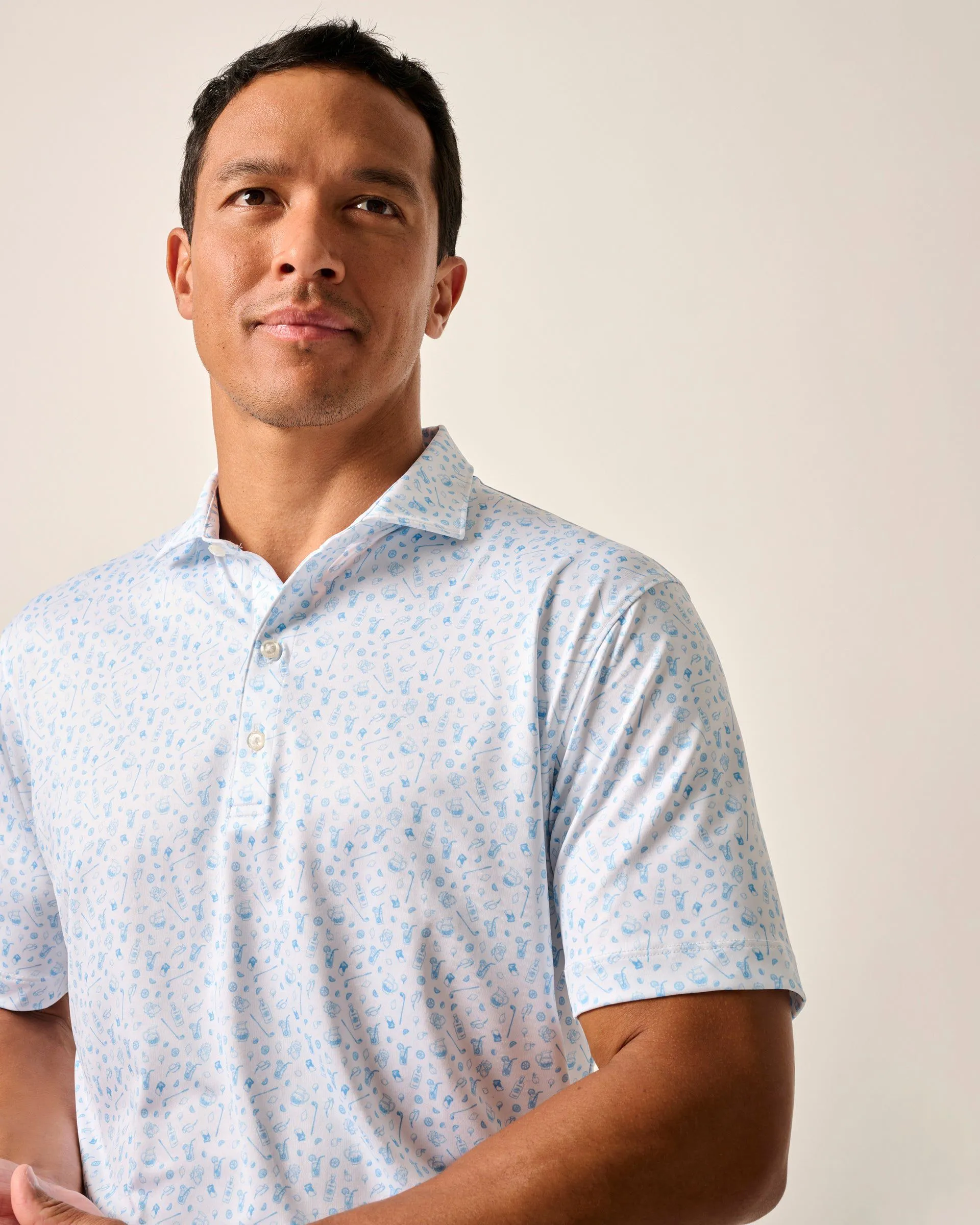 Performance Jersey Polo - Juice Print sold by Johnnie-O product image thumbnail 4