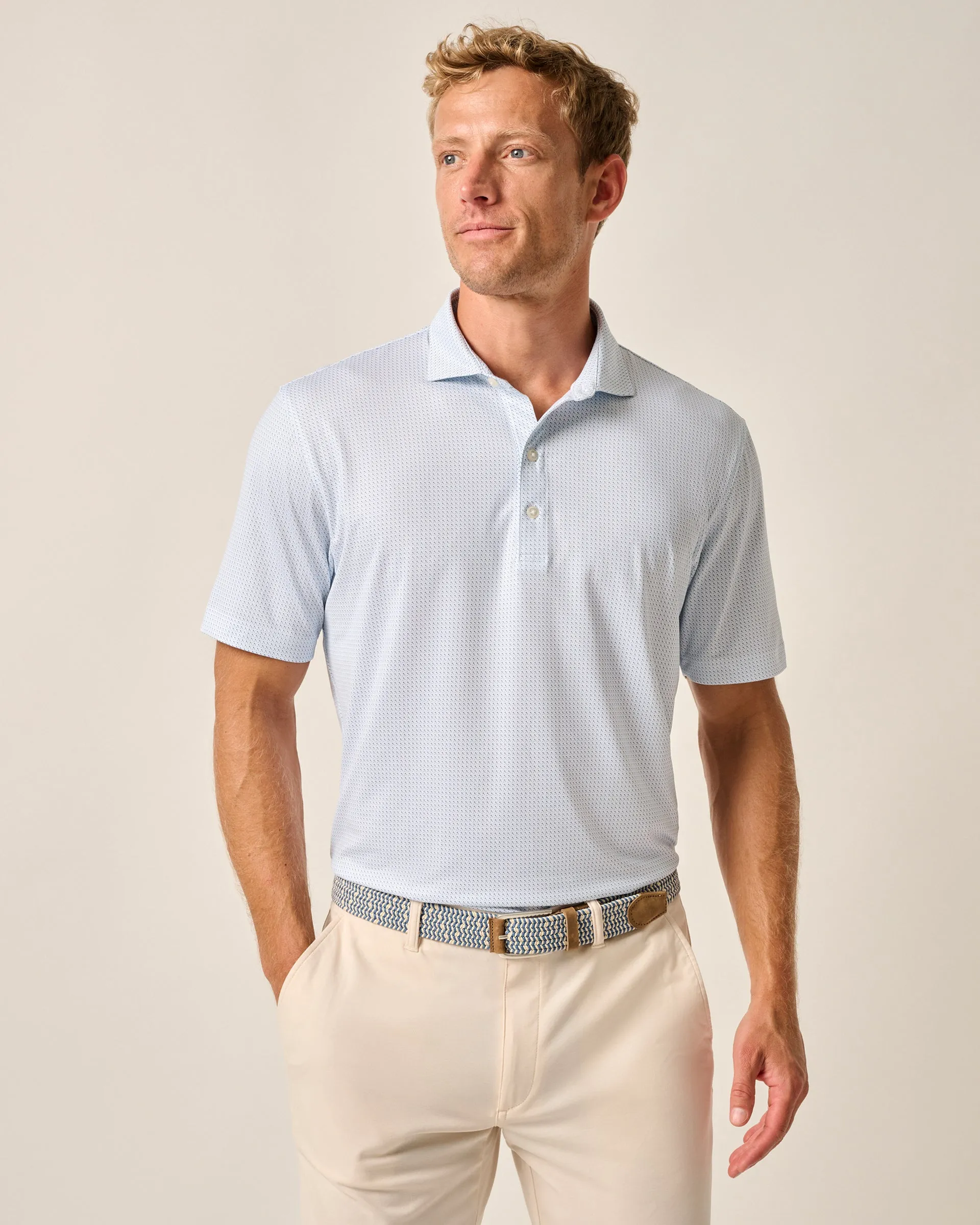 Performance Jersey Polo - Tee Time Print sold by Johnnie-O product image thumbnail 4