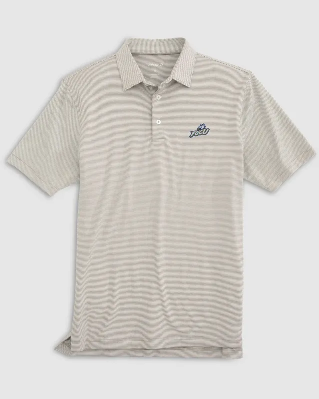 Florida Gulf Coast Lyndonn Striped Jersey Performance Polo sold by Johnnie-O