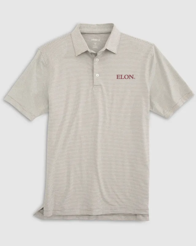 Elon Lyndonn Striped Jersey Performance Polo sold by Johnnie-O