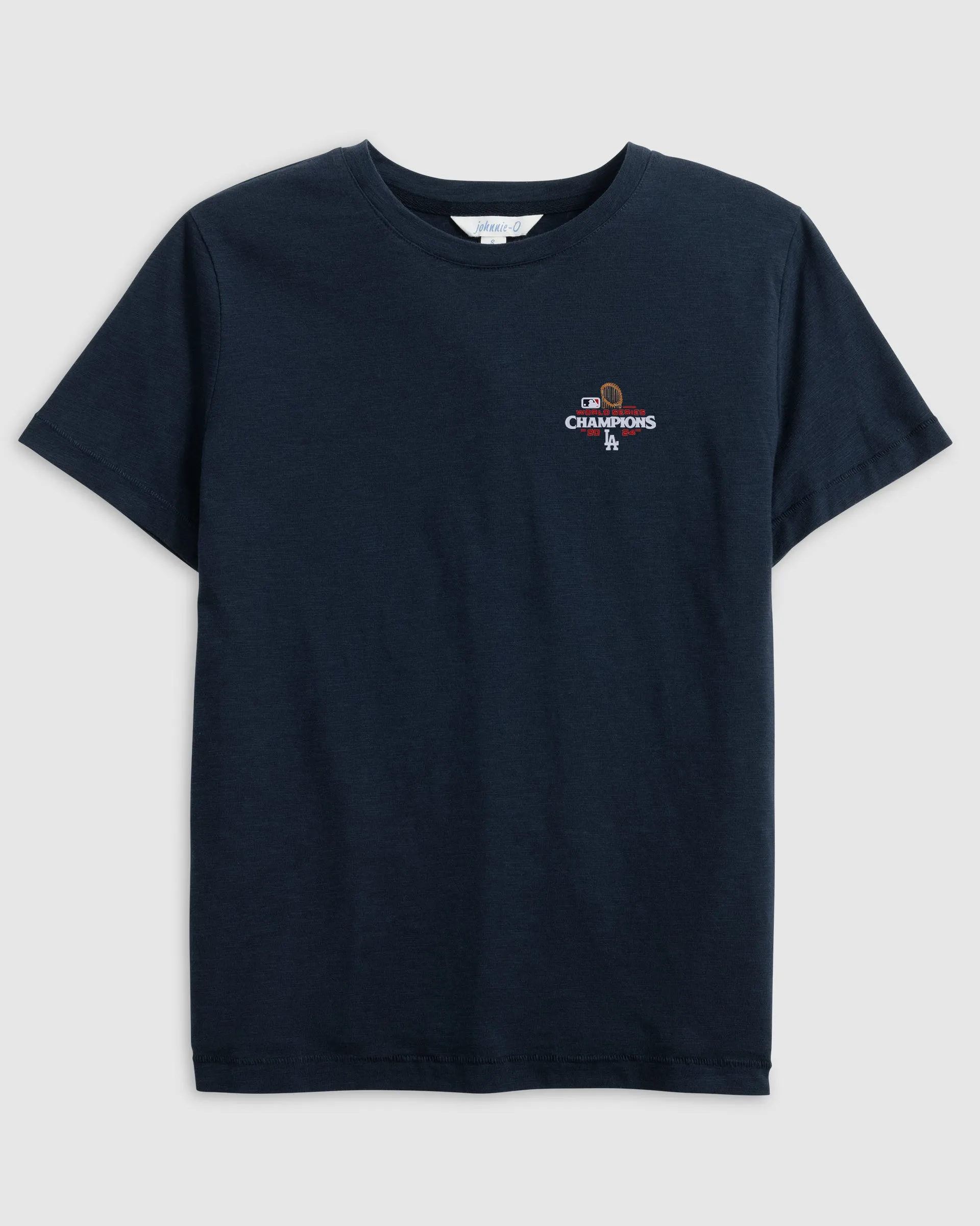 Women's Los Angeles Dodgers Heritage Cotton Blend T-Shirt - 2024 World Series Champions Logo sold by Johnnie-O product image thumbnail 2