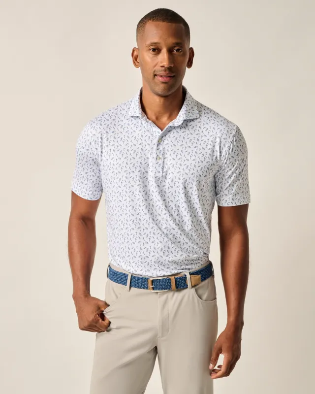 Featherweight Performance Polo - Tini Print sold by Johnnie-O
