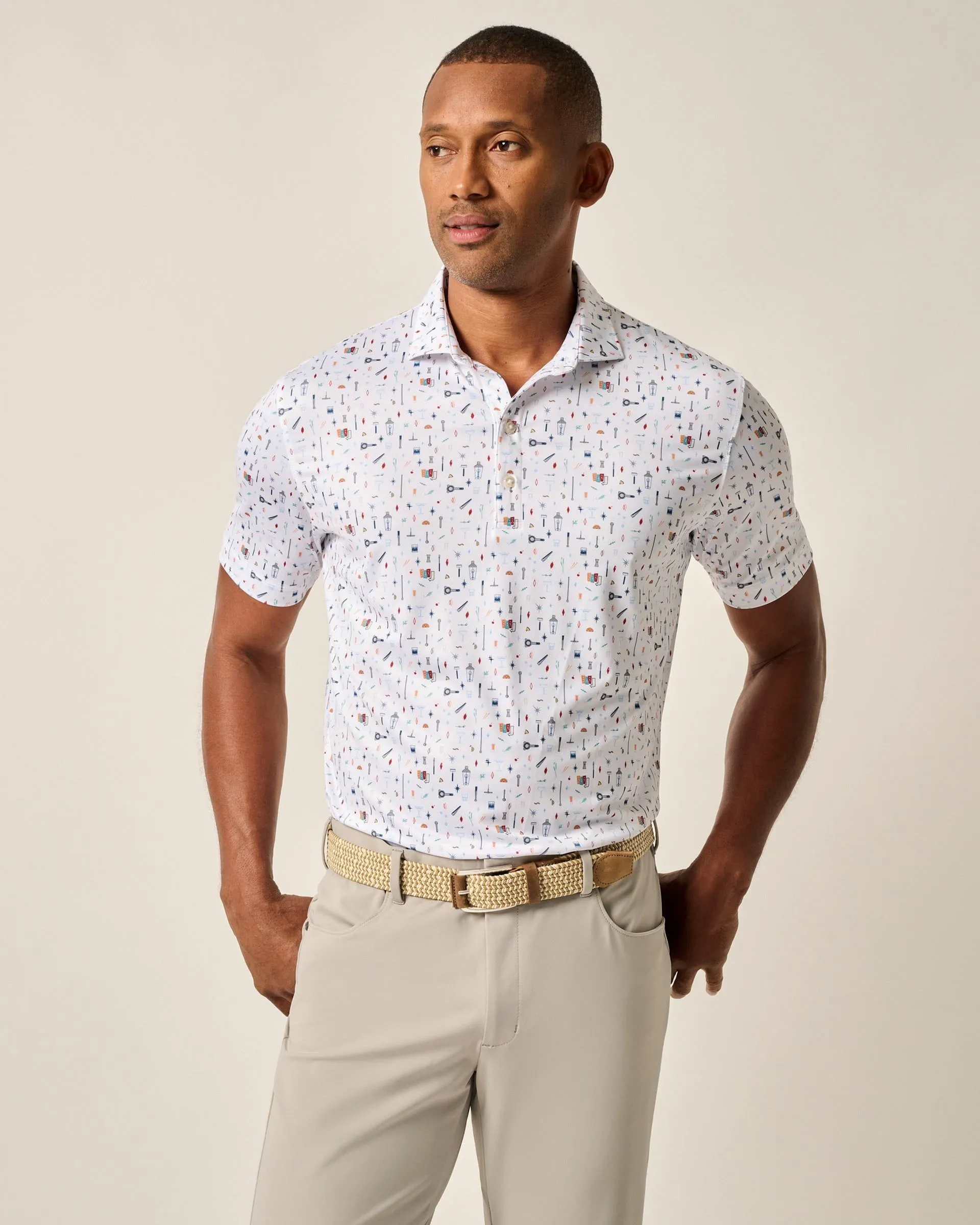 Performance Jersey Polo - Bar Cart sold by Johnnie-O