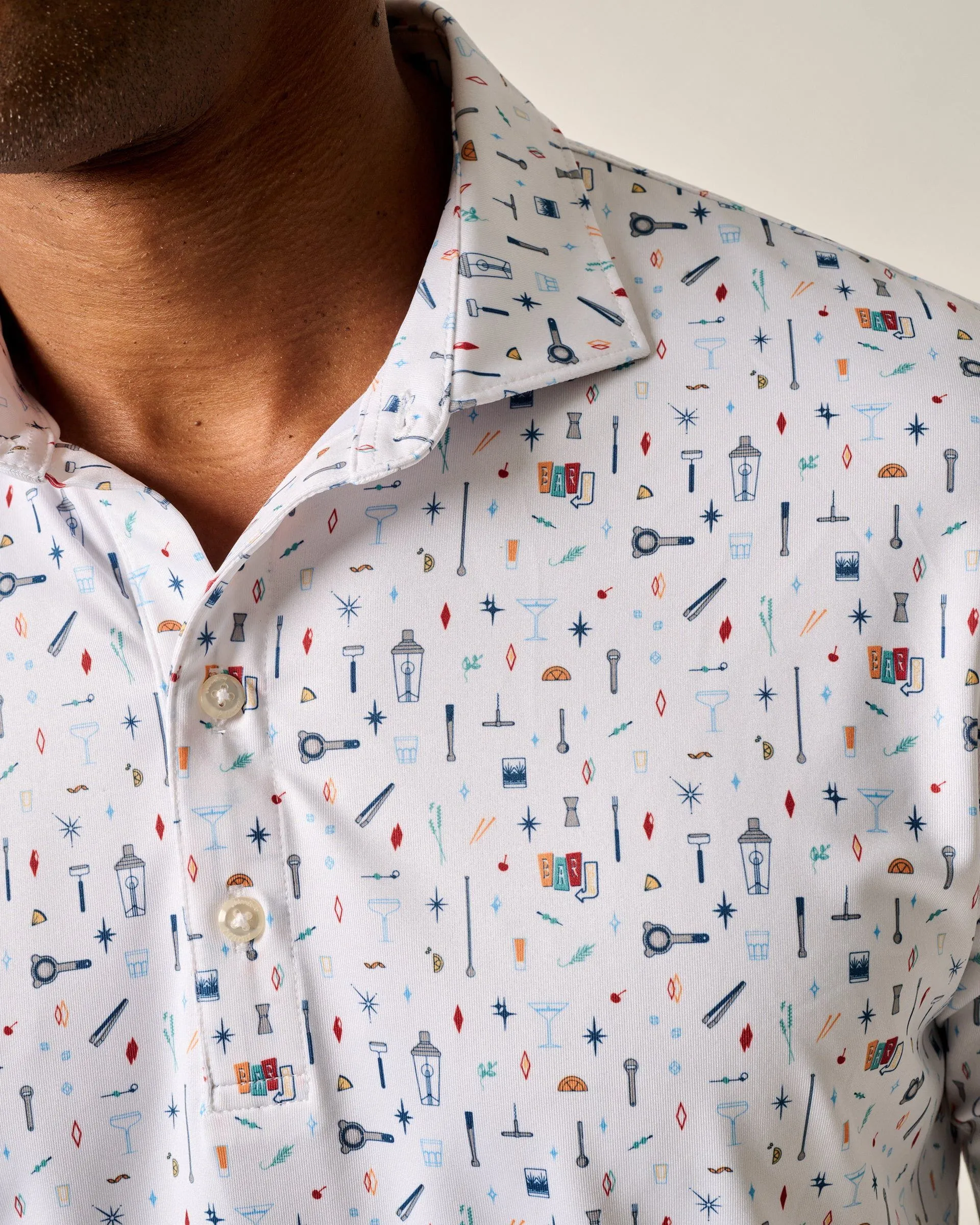 Performance Jersey Polo - Bar Cart sold by Johnnie-O product image thumbnail 2