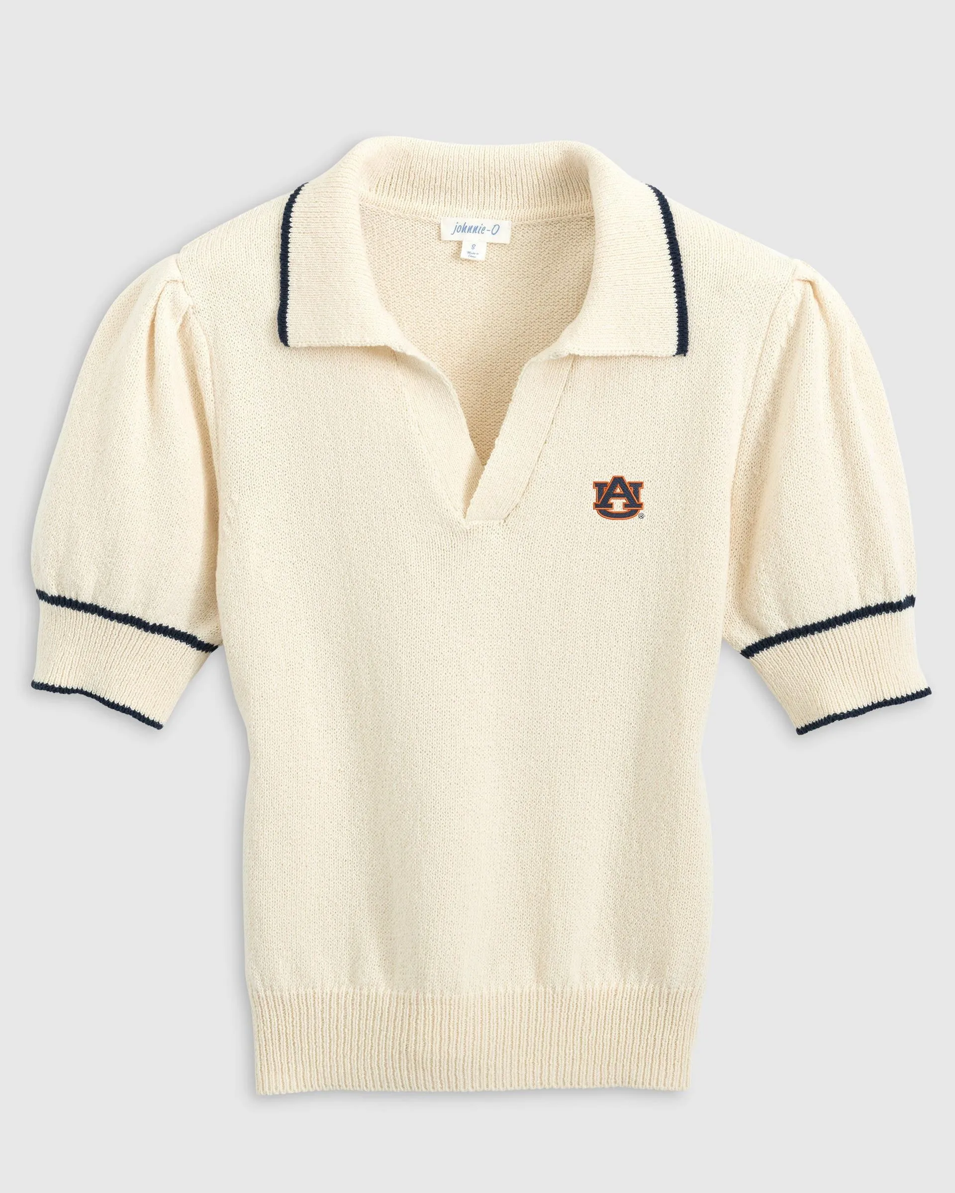Women's Auburn Gigi Cotton Sweater Polo sold by Johnnie-O