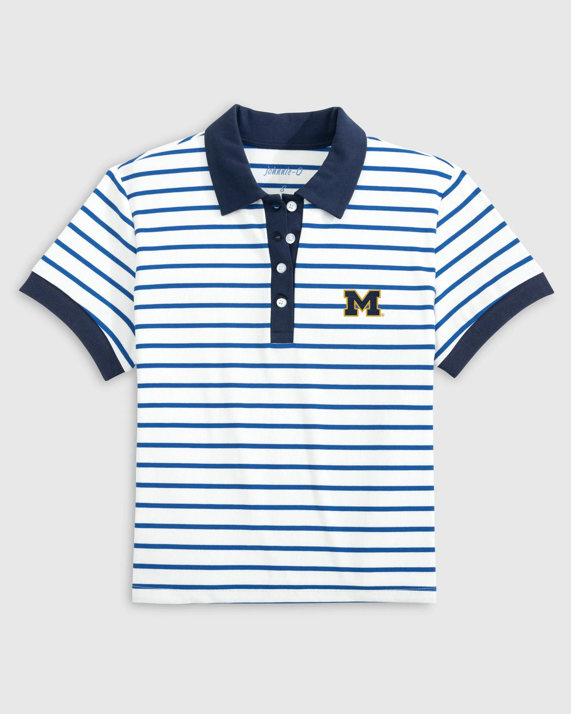 Women's Michigan Maisie 4-Button Performance Polo sold by Johnnie-O