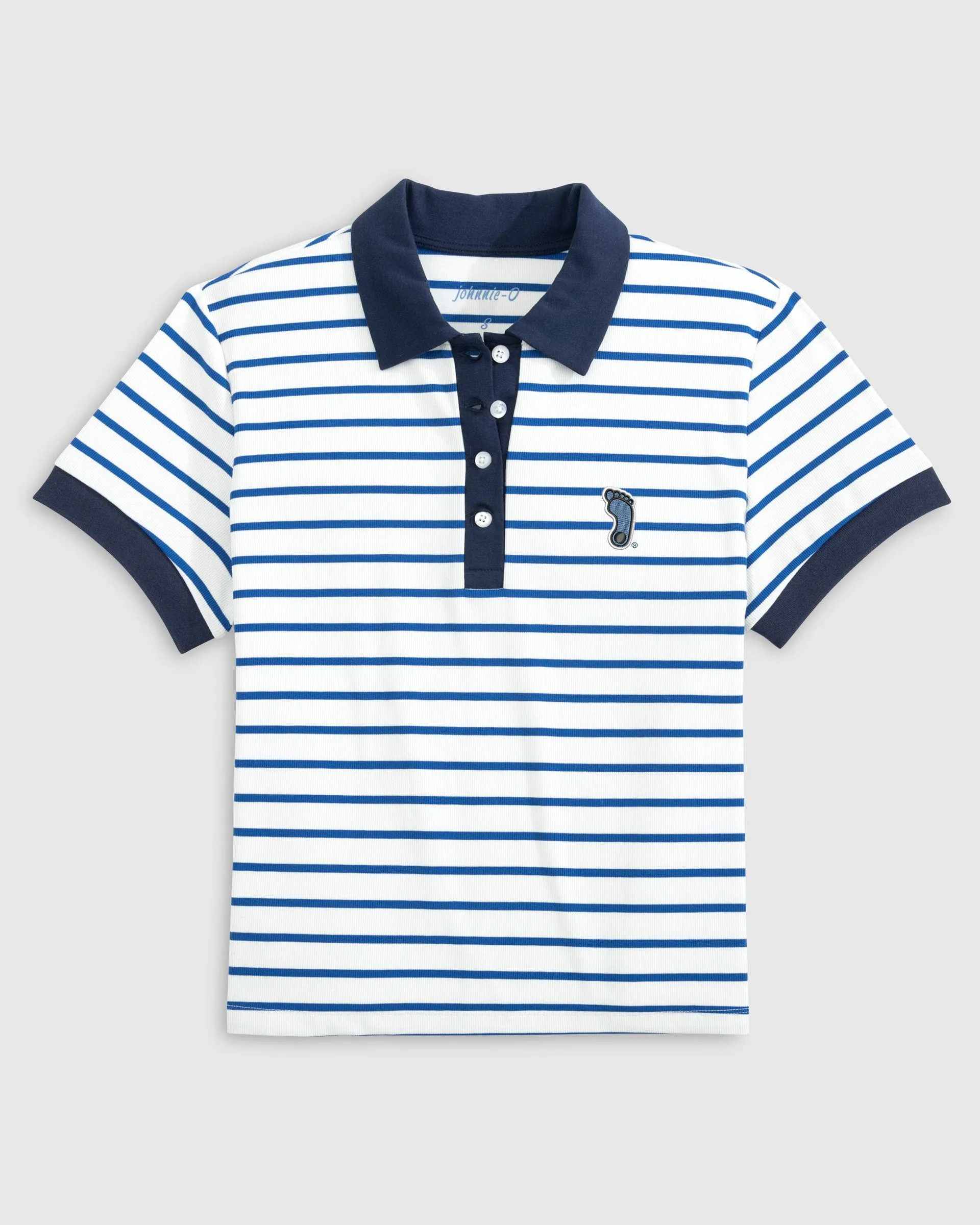 Women's North Carolina Maisie 4-Button Performance Polo - Tar Heel Logo sold by Johnnie-O