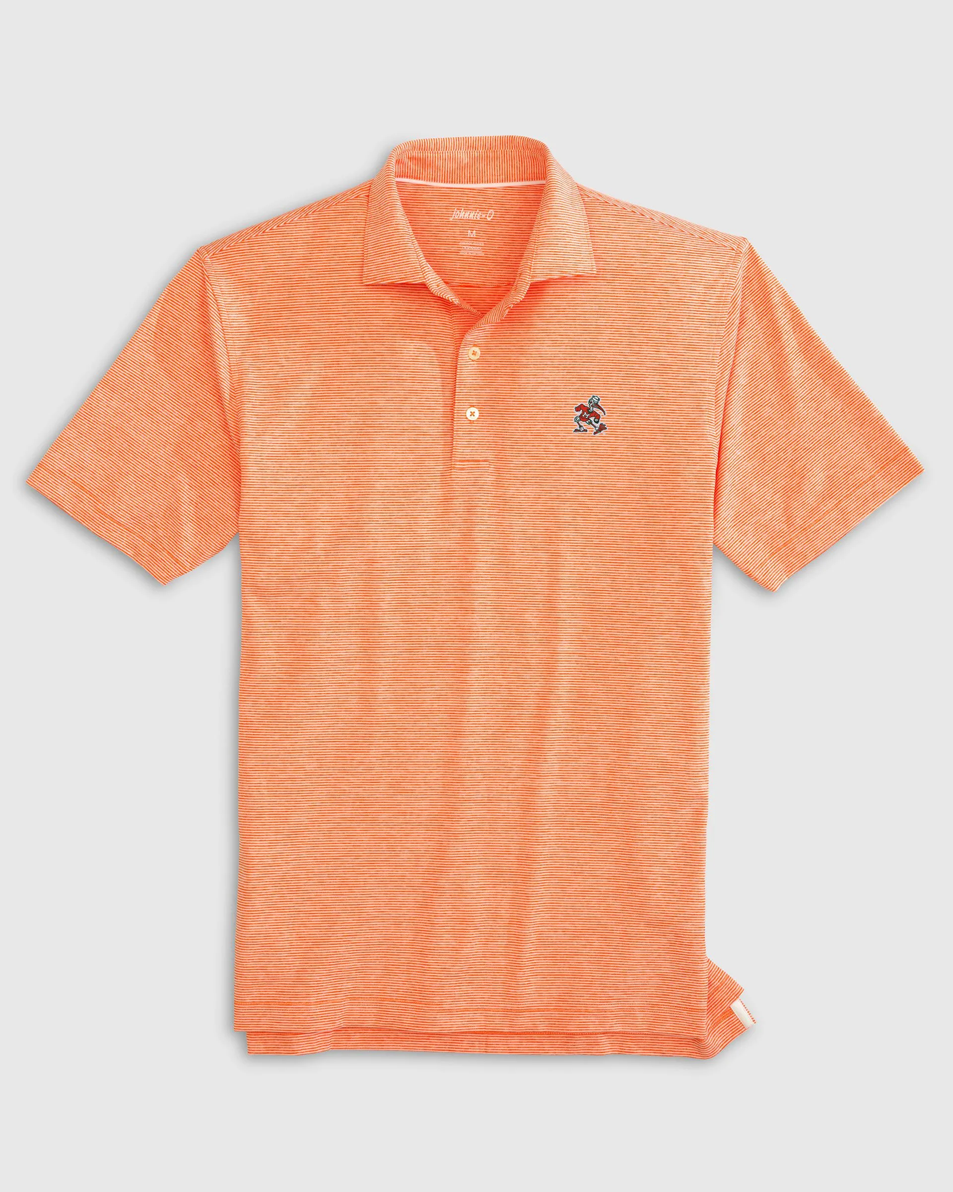 Miami Lyndonn Striped Jersey Performance Polo - Vintage Logo sold by Johnnie-O product image thumbnail 4