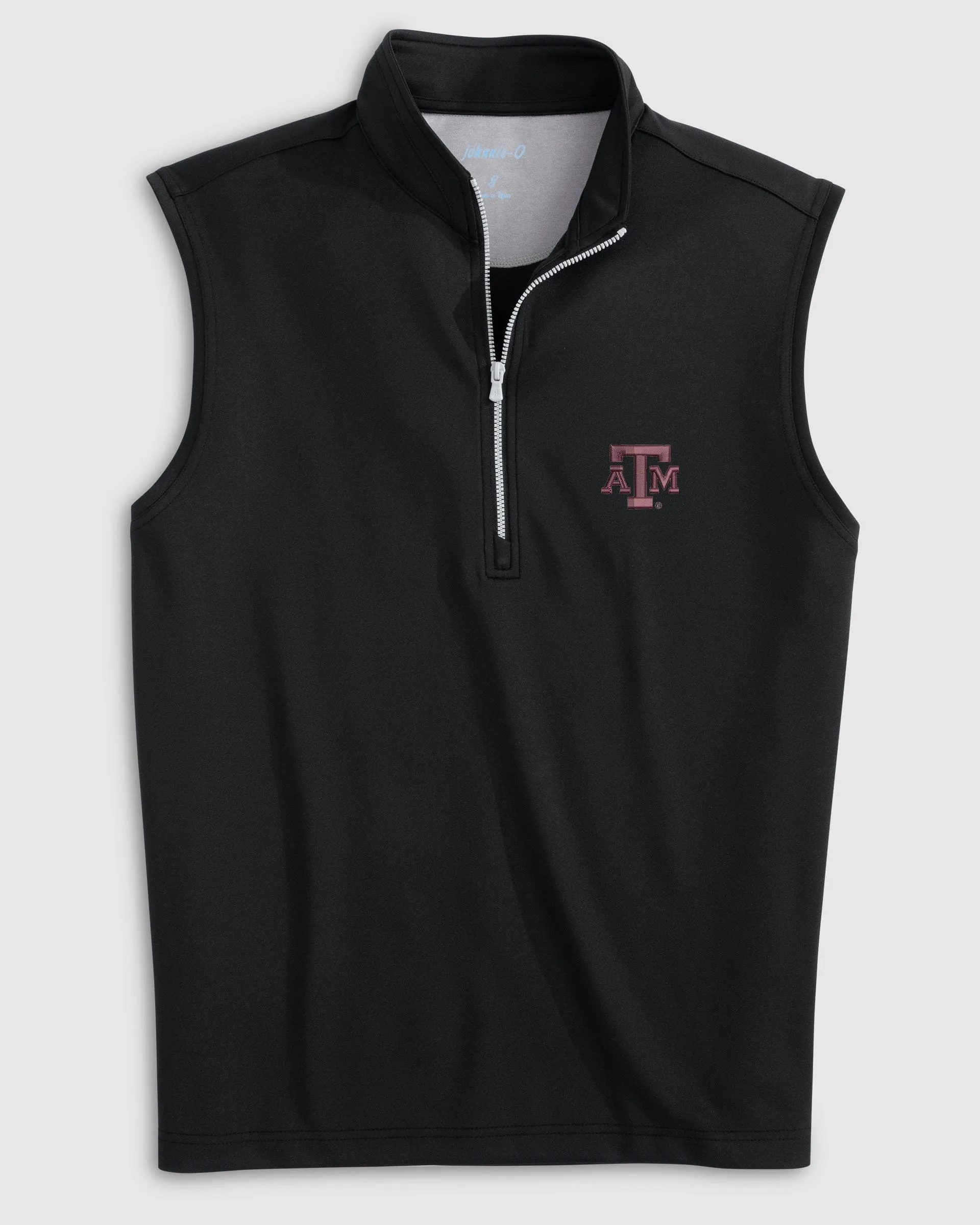 Women's Texas A&M Daves Performance 1/4 Zip Vest sold by Johnnie-O