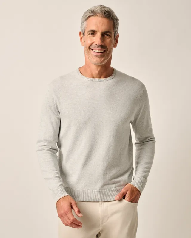Wren Plaited Cotton Blend Crewneck Sweater sold by Johnnie-O