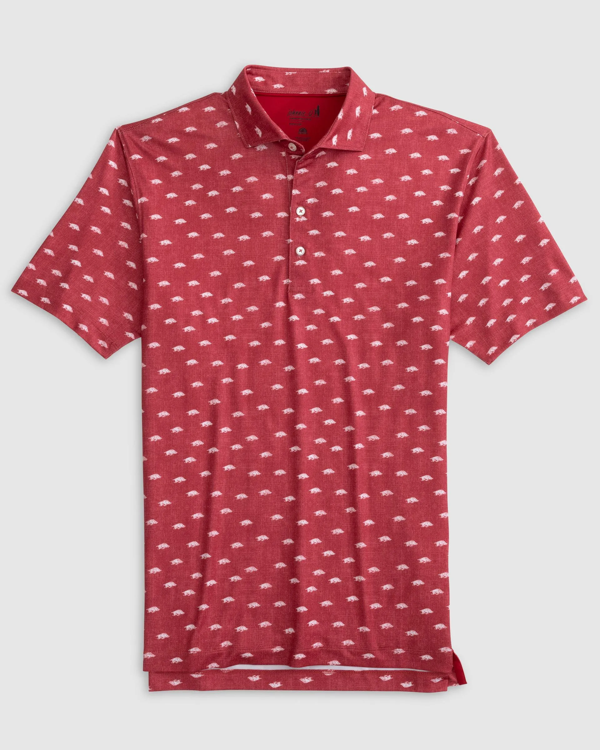 Arkansas Stadium Exeter Printed Jersey Performance Polo sold by Johnnie-O
