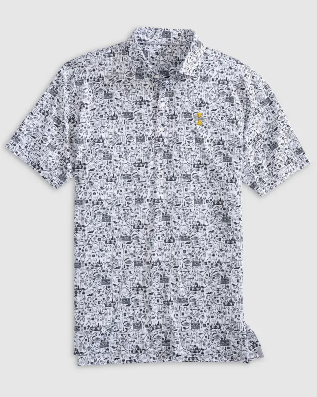 Idaho Tailgater Printed Jersey Performance Polo made by Johnnie-O