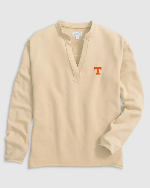 Tennessee Camilla V-Neck Cotton Blend Pullover sold by Johnnie-O