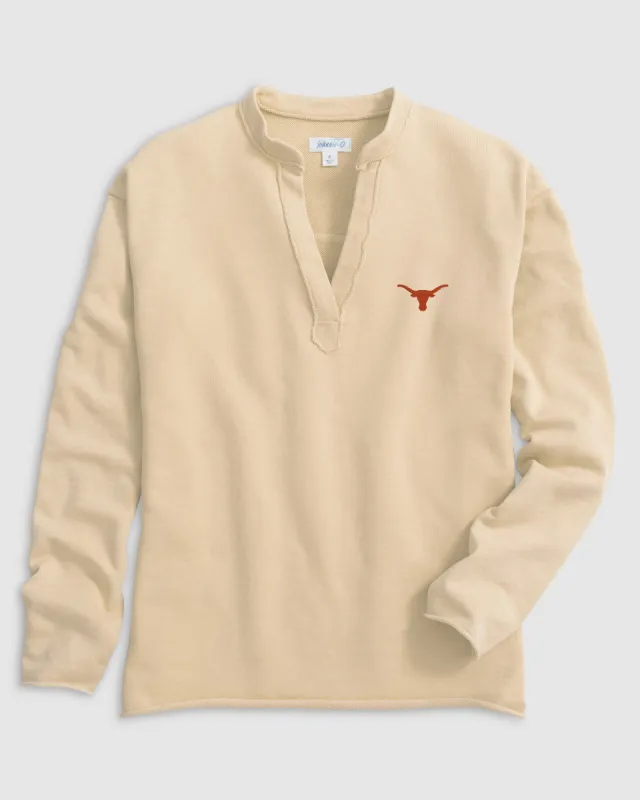 Texas Camilla V-Neck Cotton Blend Pullover sold by Johnnie-O