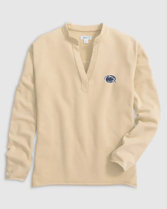 Penn State Camilla V-Neck Cotton Blend Pullover sold by Johnnie-O