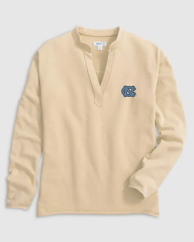 North Carolina Camilla V-Neck Cotton Blend Pullover sold by Johnnie-O