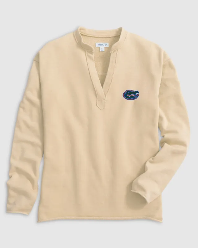 Florida Camilla V-Neck Cotton Blend Pullover sold by Johnnie-O