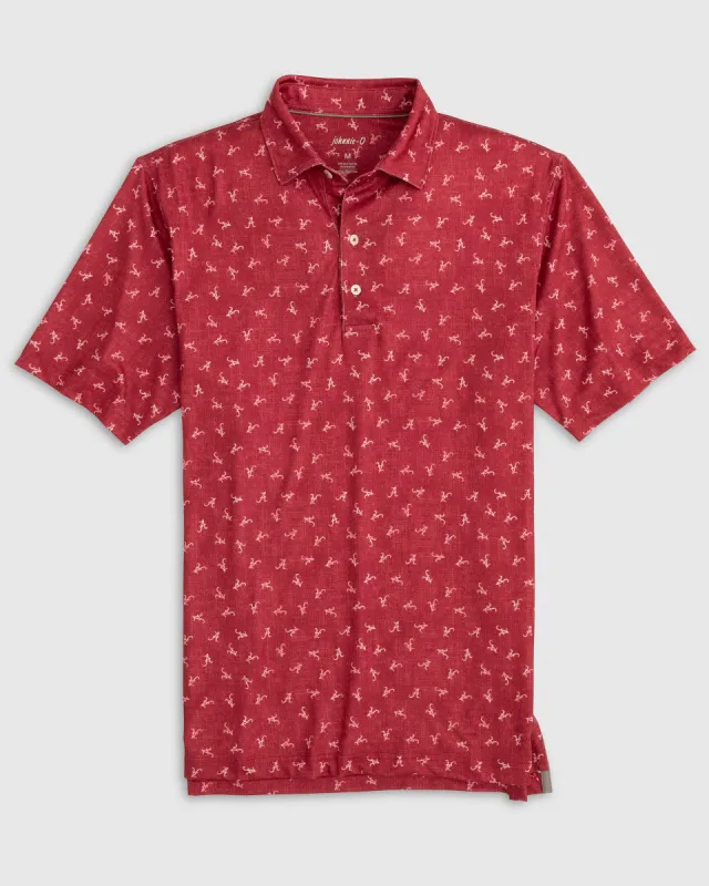 Alabama Stadium Exeter Printed Jersey Performance Polo sold by Johnnie-O