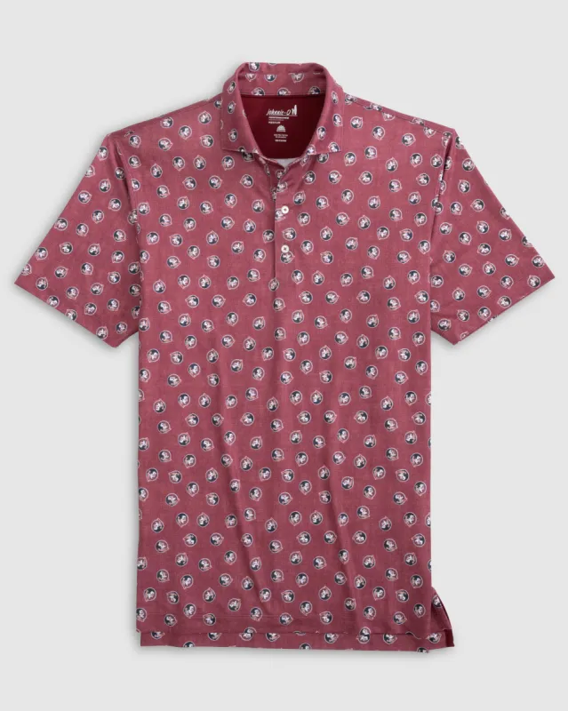 Florida State Stadium Exeter Printed Jersey Performance Polo sold by Johnnie-O