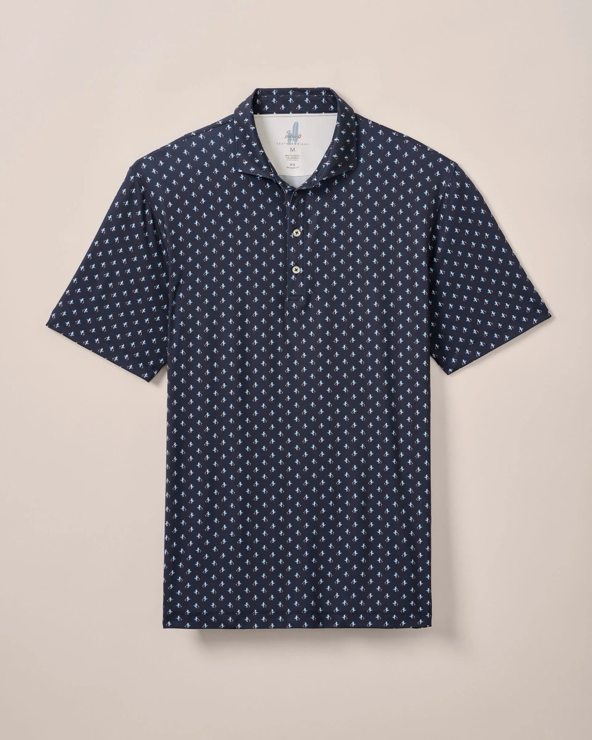Featherweight Performance Polo - For the Birdies Print sold by Johnnie-O product image thumbnail 5
