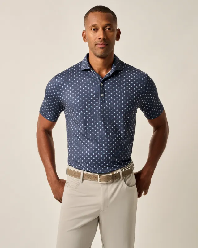 Featherweight Performance Polo - For the Birdies Print sold by Johnnie-O