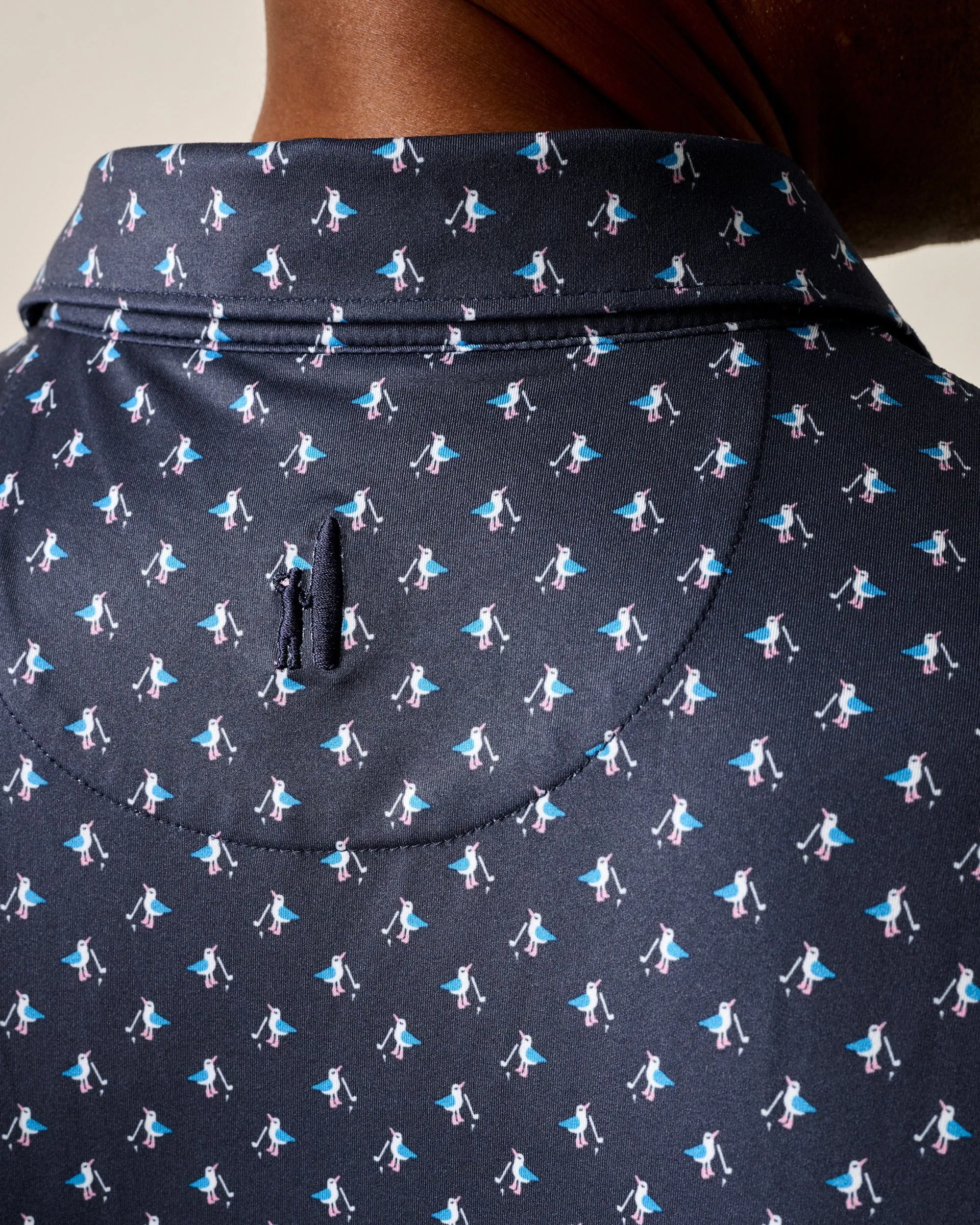 Featherweight Performance Polo - For the Birdies Print sold by Johnnie-O product image thumbnail 3
