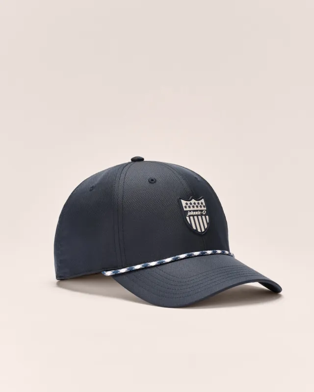 Stars 'n Stripes Rope Performance Hat sold by Johnnie-O