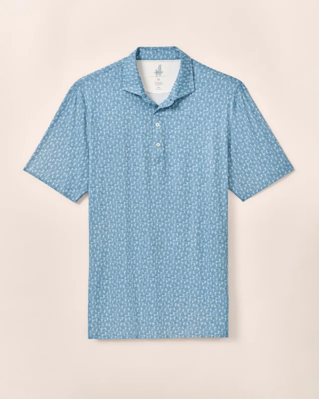 Performance Jersey Jr. Polo - Mojave Print sold by Johnnie-O