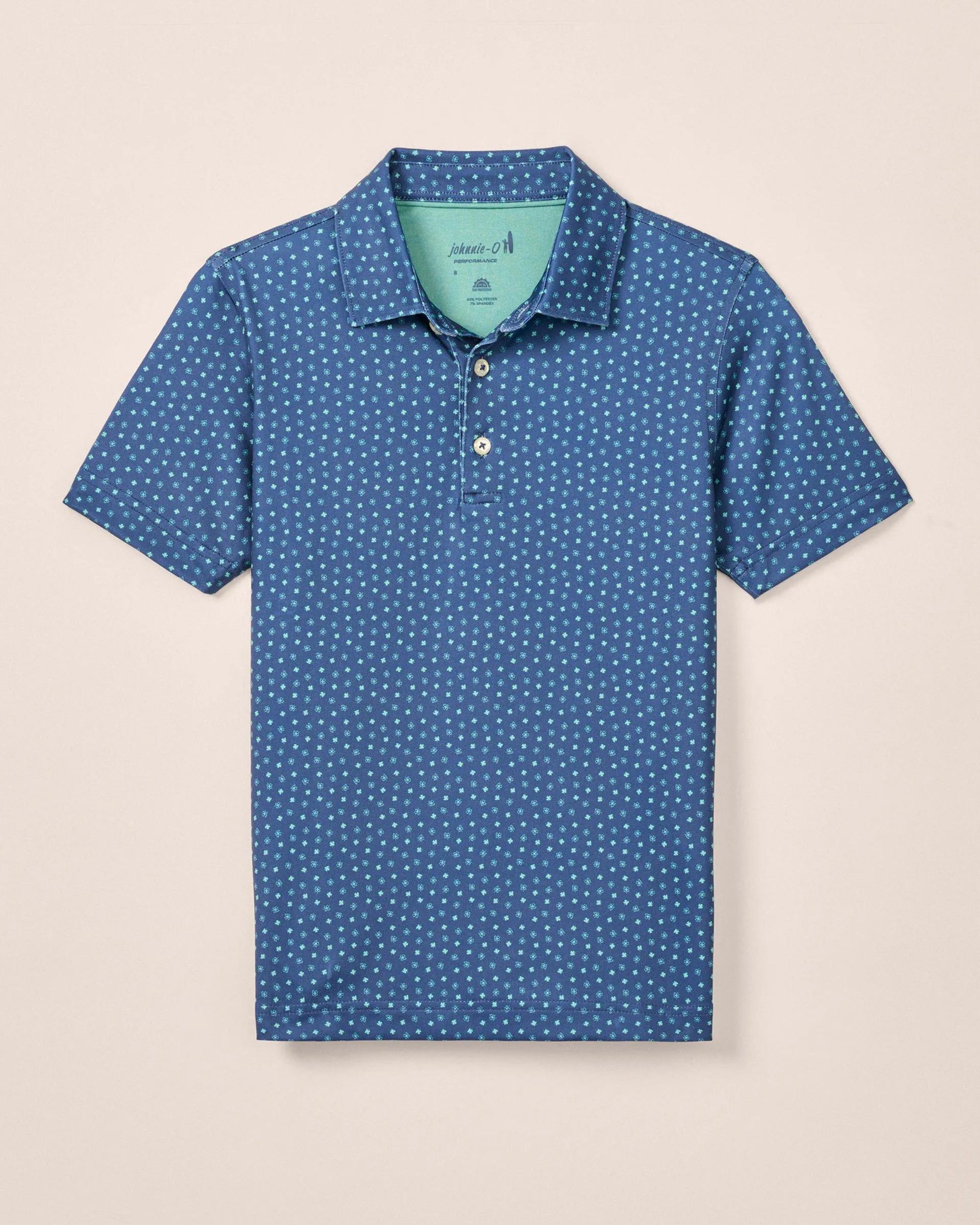 Performance Jersey Jr. Polo - Top O' The Morning Print sold by Johnnie-O