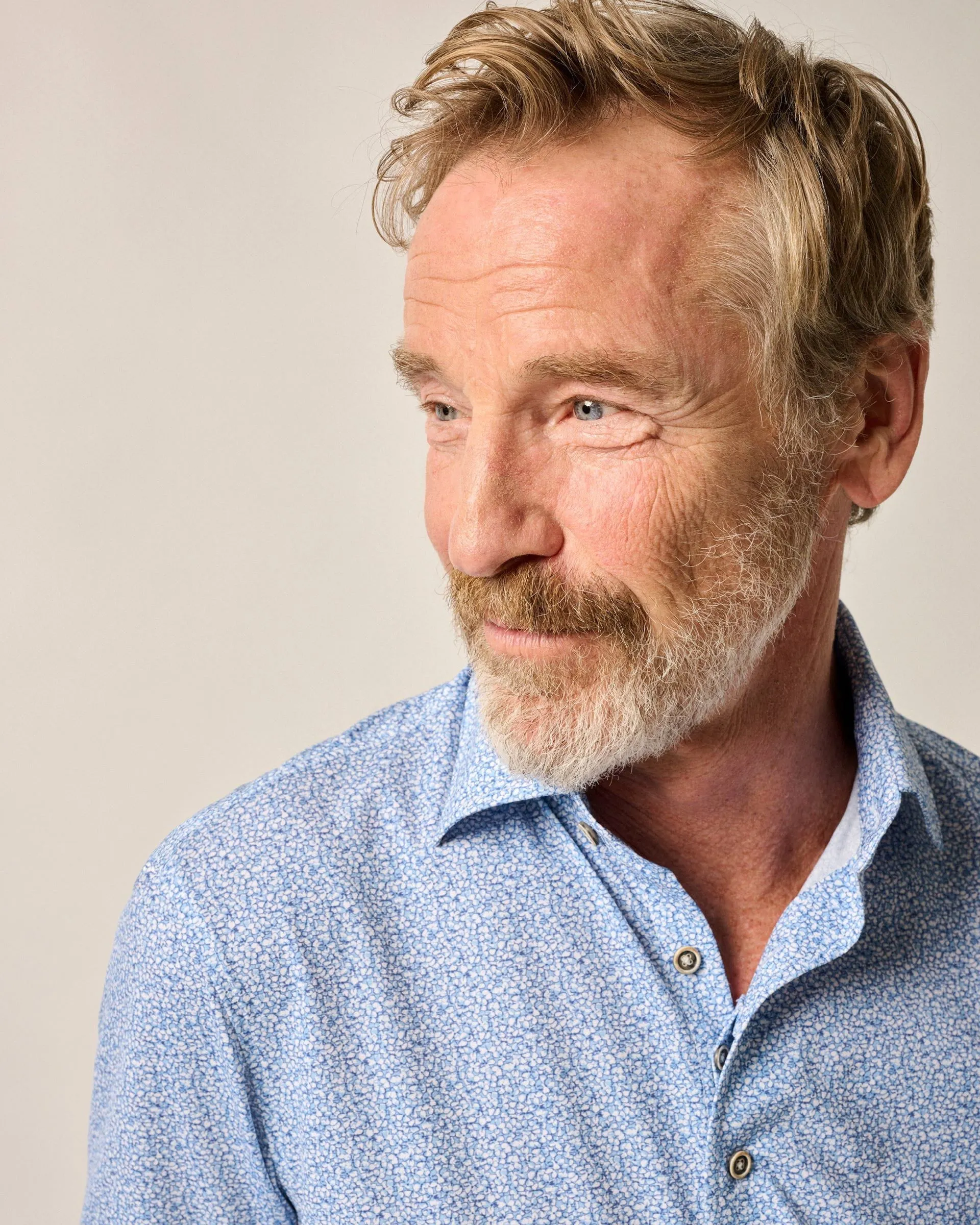 Short Sleeve Hangin' Out Knit Button Down Shirt - Waylan sold by Johnnie-O product image thumbnail 3