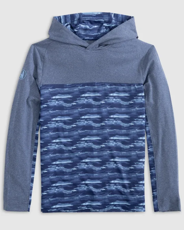 Braden Jr. Camo Performance Hoodie sold by Johnnie-O