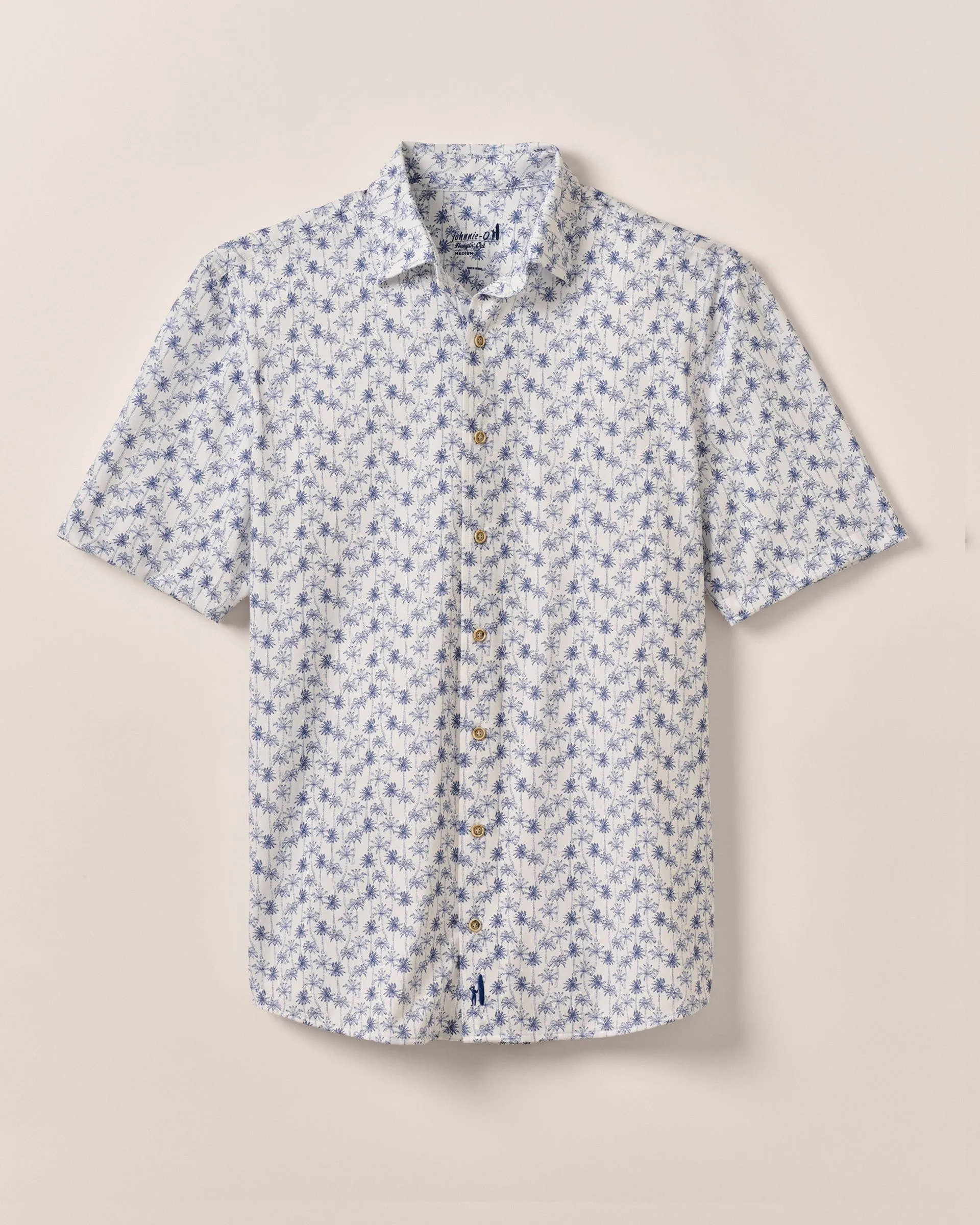 Short Sleeve Hangin' Out Knit Button Down Shirt - Mendocino sold by Johnnie-O